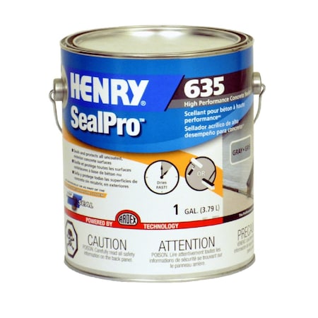 Henry 10 lb. SealPro Clear Concrete Waterproofer Sealer 10 lbs. Henry 635 Seal Pro